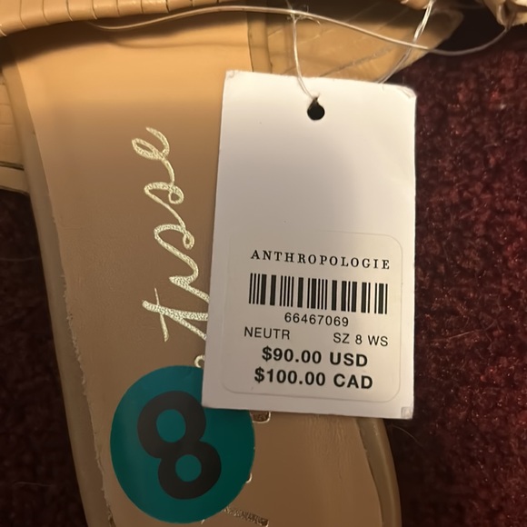 Matisse TUSCAN MULE braided straps pointed toe Beige NWT - Picture 9 of 9